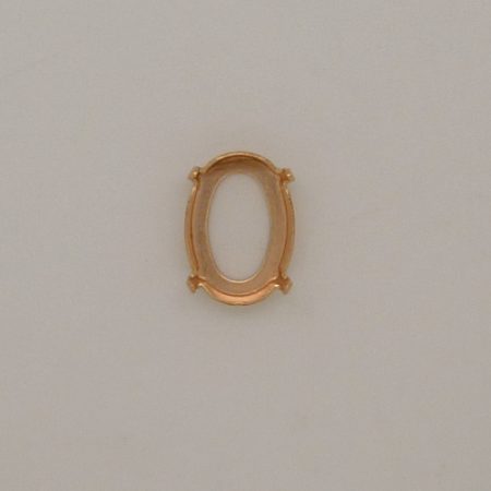 settings for swarovski crystals setting with prongs with hole - oval sw 4120-18/13 - setting with prongs with hole  - oval sw 4120