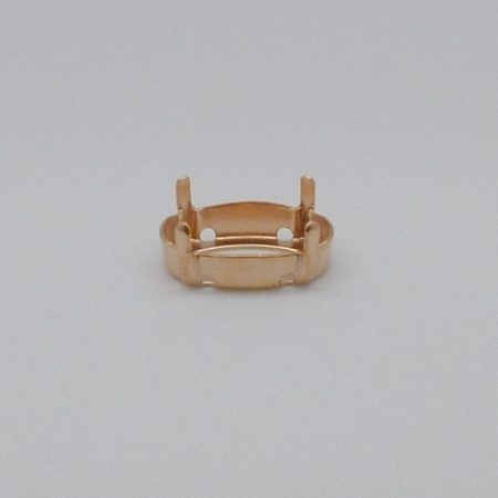 Steinfassung für Swarovski Kristalle Aufnähkessel - Oval SW 4120-18/13 - Aufnähkessel  - Oval SW 4120