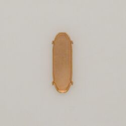 Steinfassung für Swarovski Kristalle Krallenkessel mit Boden - Oval SW 4161-27/9