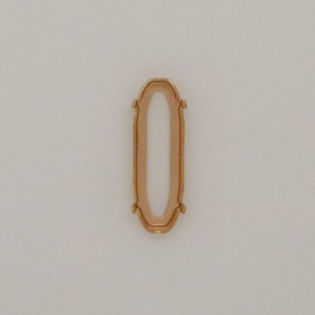 settings for swarovski crystals setting with prongs with hole - oval sw 4161-27/9 - setting with prongs with hole  - oval sw 4161