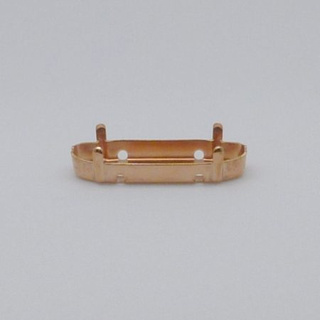 Steinfassung für Swarovski Kristalle Aufnähkessel - Oval SW 4161-27/9 - Aufnähkessel  - Oval SW 4161