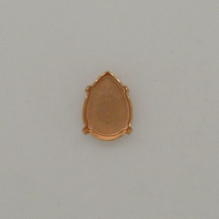 settings for swarovski crystals setting with prongs without hole - pear sw4320-18/13 - setting with prongs without hole  - pear sw4320