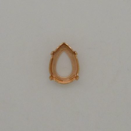 settings for swarovski crystals setting with prongs with hole - pear sw4320-18/13 - setting with prongs with hole  - pear sw4320