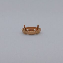 Steinfassung für Swarovski Kristalle Aufnähkessel - Spitzoval SW 4228-15/7