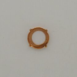 Steinfassung für Swarovski Kristalle Krallenkessel mit Loch - Rund Rivoli SW 1122-14mm