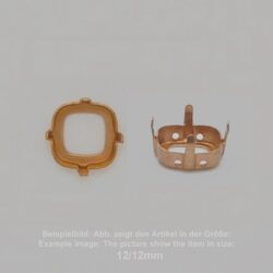 Steinfassung für Swarovski Kristalle Aufnähkessel - Stumpfeck SW 4470-14/14