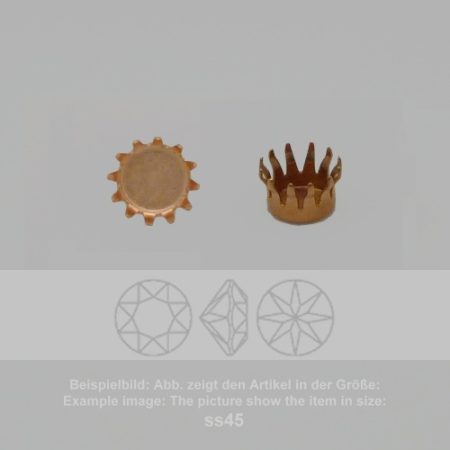 settings for swarovski crystals french setting without hole - round sw 1088-ss30 - french setting without hole  - round sw 1088