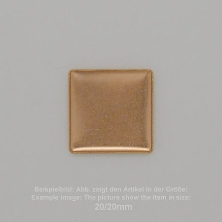 settings for swarovski crystals flatback setting - square sw 2483-10/10 - Bodenkessel - square sw 2483