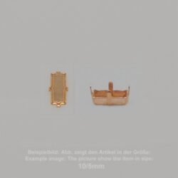 Steinfassung für Swarovski Kristalle Krallenkessel mit Boden - Rechteck SW 4501-4/2 - Krallenkessel mit Boden  - Rechteck SW 4501