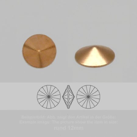 settings for swarovski crystals stone cap - Rivolisw1122-ss47 - stone cap  - Rivolisw1122