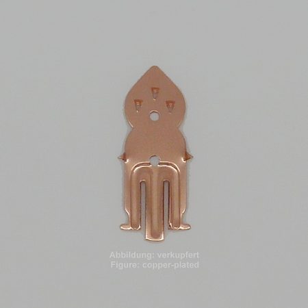 mechanic ear clips clip spring for fabrics- 14/35mm-smooth-with hole - clip spring for fabrics - 14/35mm