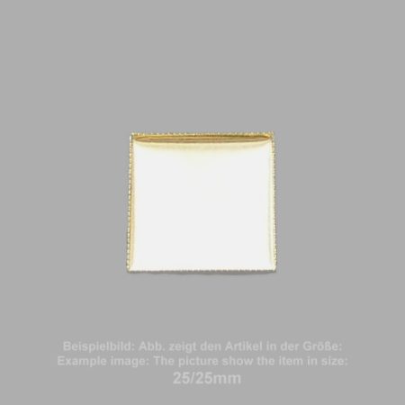 settings for swarovski crystals flatback setting - square sw 2483-25/25 - Bodenkessel - square sw 2483