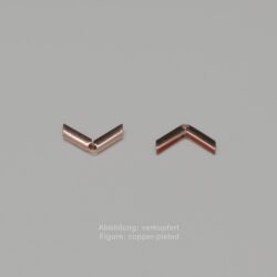 Bandende zum Zudrücken-ohne Öse- 20mm-glatt