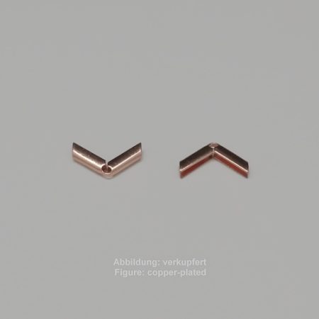 Bandende zum Zudrücken-ohne Öse- 20mm-glatt - zum Zudrücken - ohne Öse