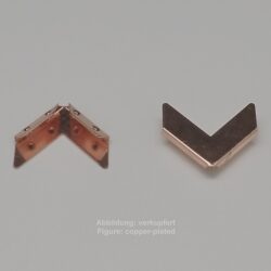 ribbon clamp to glue-without loop- 28mm-smooth