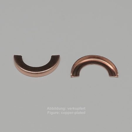 Bandende zum Kleben-ohne Öse- 30mm-glatt - zum Kleben - ohne Öse