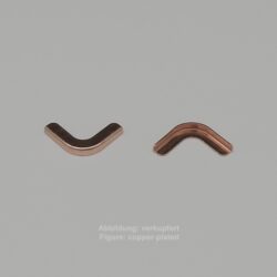 Bandende zum Einhängen-ohne Öse- 23mm-glatt