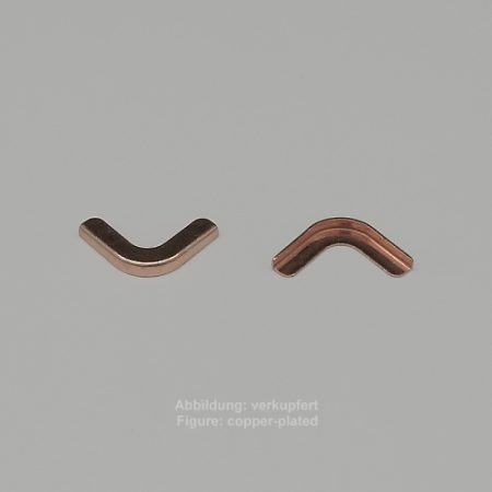 ribbon clamp to hook into-without loop- 23mm-smooth - to hook into - without loop