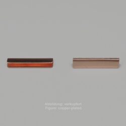 Bandende zum Zudrücken-ohne Öse- 30mm-glatt