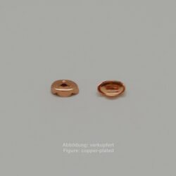 ribbon clamp to glue-without loop- 10mm-smooth