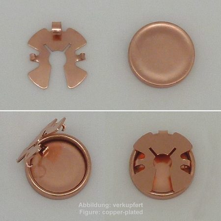 mechanic ear clips button clip for soldering- 18mm - button clip for soldering - 18mm