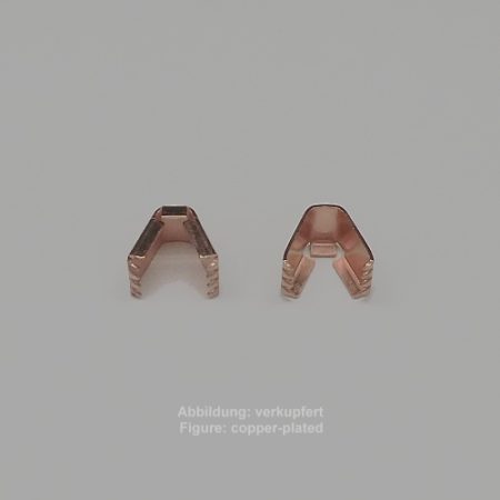 Bandende zum Zudrücken-ohne Öse- 14mm-glatt - zum Zudrücken - ohne Öse