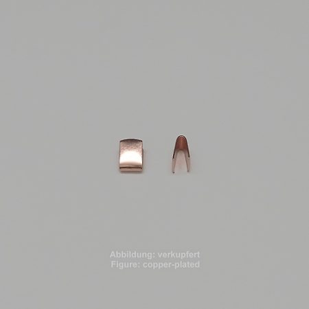 Bandende zum Zudrücken-ohne Öse- 6mm-glatt - zum Zudrücken - ohne Öse