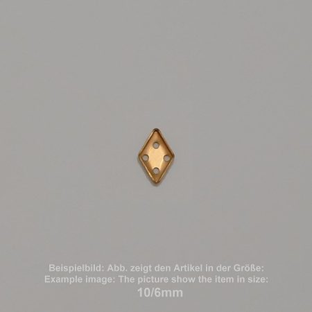 Steinfassung für Swarovski Kristalle Bodenkessel zum Aufnähen- Fancysw2709-10/6 - Bodenkessel zum Aufnähen - Fancysw2709