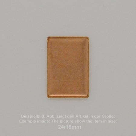 settings for swarovski crystals flatback setting - baguette sw 2520-10/8 - Bodenkessel - baguette sw 2520