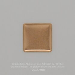 Steinfassung für Swarovski Kristalle Bodenkessel- Quadrat SW 2493-20/20