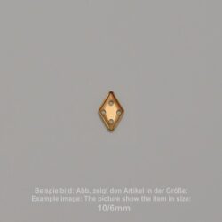 Steinfassung für Swarovski Kristalle Bodenkessel zum Aufnähen- Fancy SW 2709-13/8