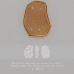 Steinfassung für Swarovski Kristalle Bodenkessel zum Aufnähen- Fancy SW 4787-19/13