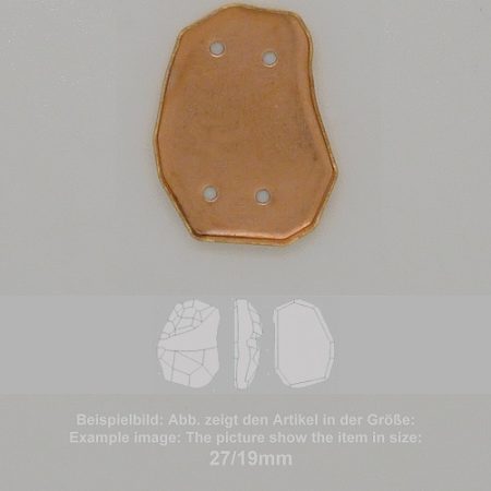 Steinfassung für Swarovski Kristalle Bodenkessel zum Aufnähen- Fancysw4787-19/13 - Bodenkessel zum Aufnähen - Fancysw4787