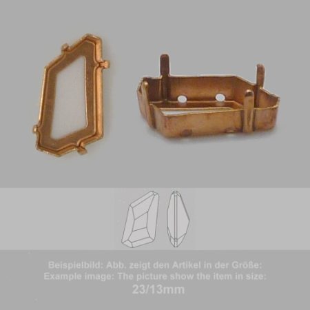 Steinfassung für Swarovski Kristalle Aufnähkessel - Fancysw4767-18/10 - Aufnähkessel  - Fancysw4767