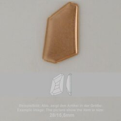 Steinfassung für Swarovski Kristalle Bodenkessel- Fancy SW 4766-38/21