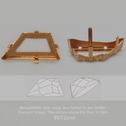 Steinfassung für Swarovski Kristalle Aufnähkessel - Fancy SW 4719-19/9