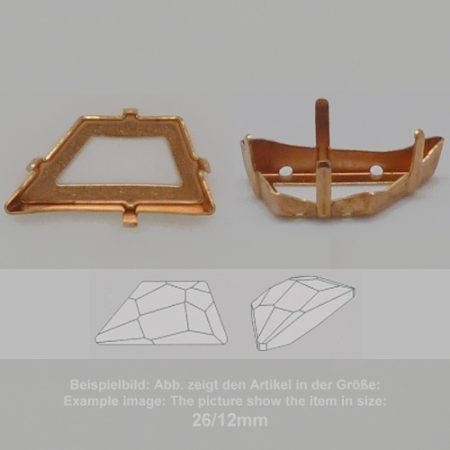 Steinfassung für Swarovski Kristalle Aufnähkessel - Fancysw4719-19/9 - Aufnähkessel  - Fancysw4719