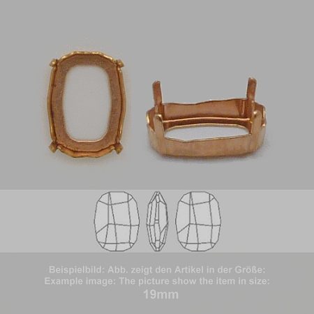 settings for swarovski crystals setting with prongs with hole - fancysw4795-19mm - setting with prongs with hole  - fancysw4795