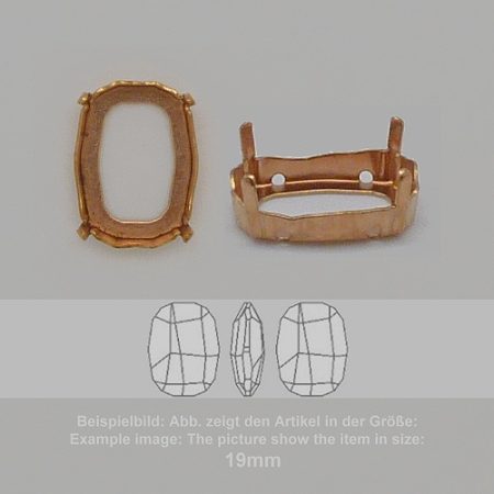 Steinfassung für Swarovski Kristalle Aufnähkessel - Fancysw4795-19mm - Aufnähkessel  - Fancysw4795