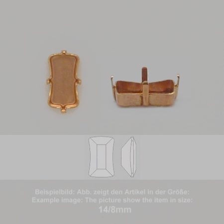 settings for swarovski crystals setting with prongs without hole - fancysw4505-8/5 - setting with prongs without hole  - fancysw4505