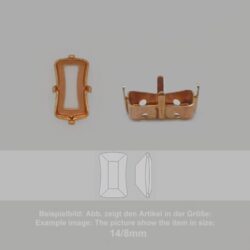 Steinfassung für Swarovski Kristalle Aufnähkessel - Fancy SW 4505-10/6