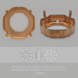 Steinfassung für Swarovski Kristalle Aufnähkessel - Fancy SW 4678sw1383-8mm