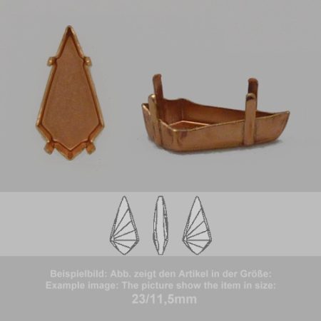 Steinfassung für Swarovski Kristalle Krallenkessel mit Boden - Fancysw4731-10/5 - Krallenkessel mit Boden  - Fancysw4731