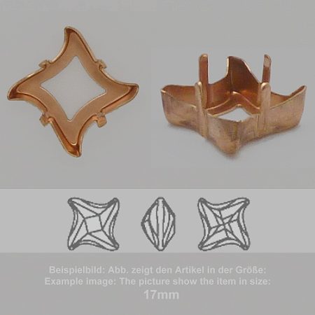 settings for swarovski crystals setting with prongs with hole - fancysw4485-10