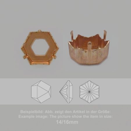 settings for swarovski crystals setting with prongs with hole - fancysw4699-10