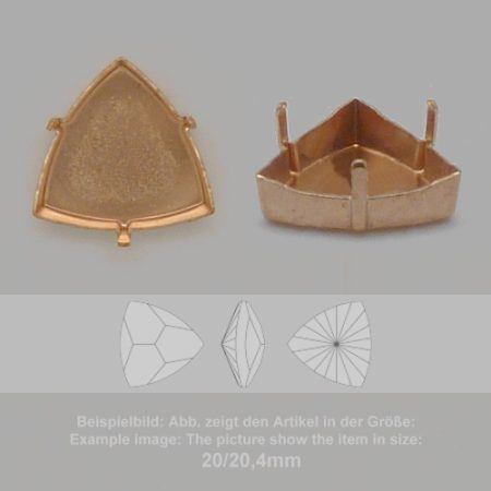 settings for swarovski crystals setting with prongs without hole - fancysw4799-20