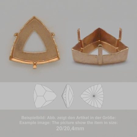 settings for swarovski crystals setting with prongs with hole - fancysw4799-20