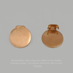 Mechaniken für Ohrclipse Clipsteller- 11mm-glatt-ohne Ring