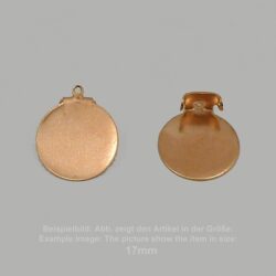 Mechaniken für Ohrclipse Clipsteller- 14mm-glatt-mit Ring