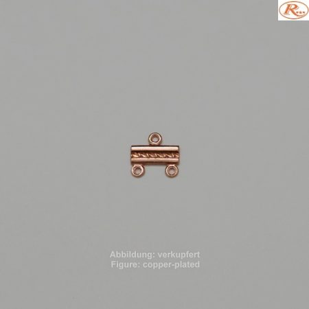 Bandende zum Einhängen-2 Ring- 10mm-filigran - zum Einhängen - 2 Ring